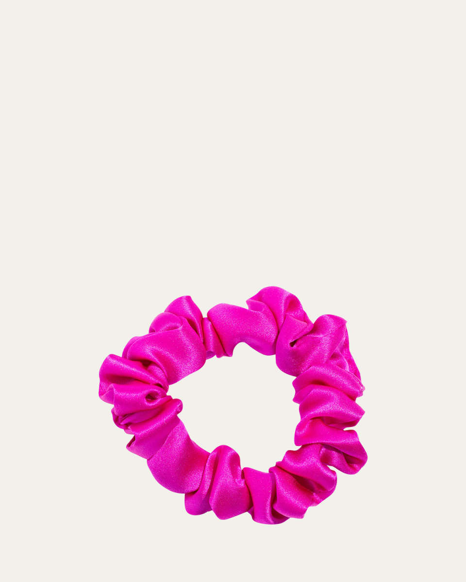Silk Charmeuse Printed Scrunchie